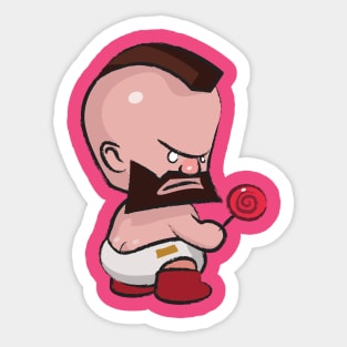 Street Fighter Babies: Zangief Sticker